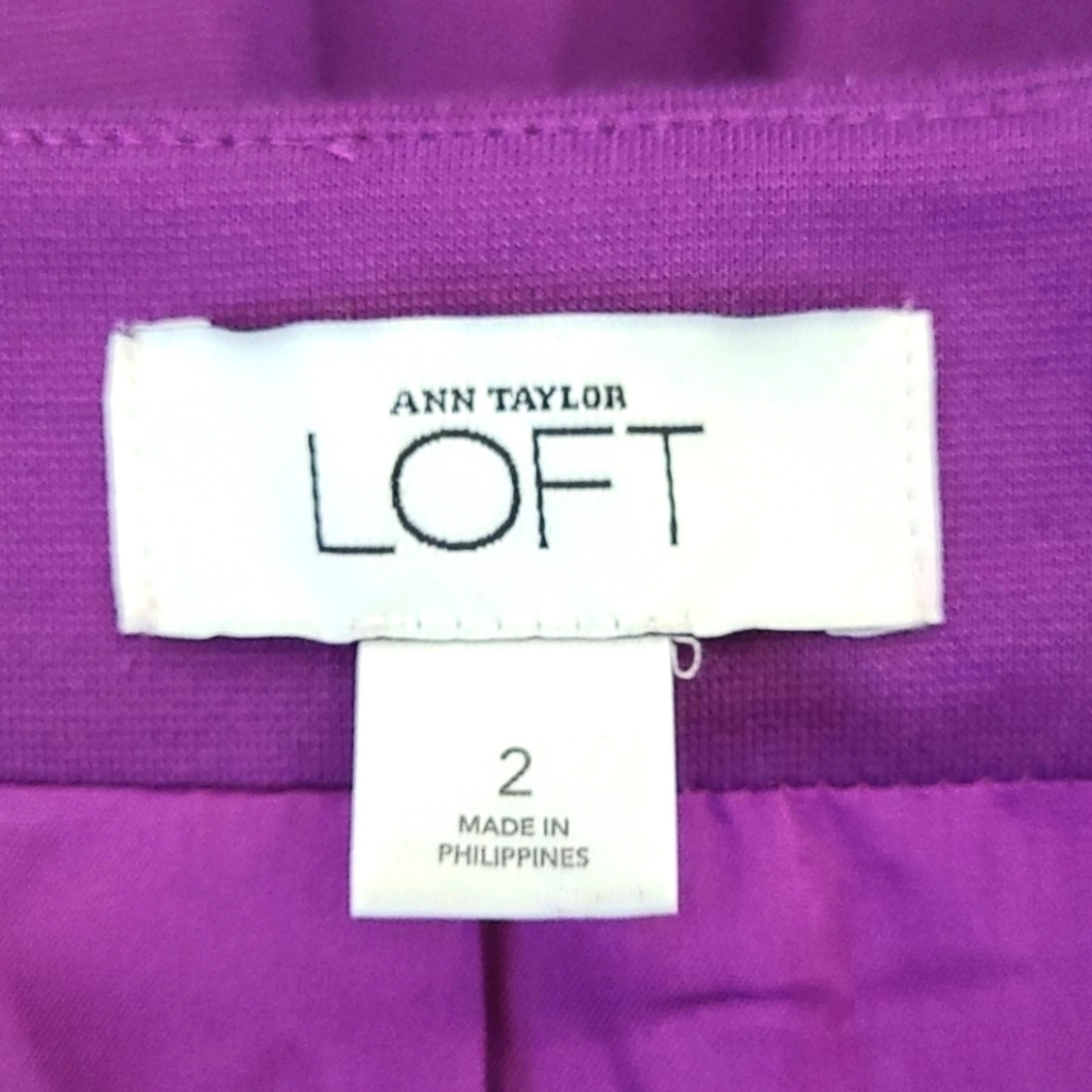 Ann Taylor Purple Bolero Shrug - Picture 4 of 4